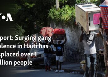 Surging gang violence in Haiti has displaced over 1 million people