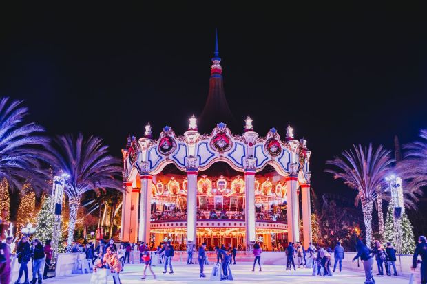 The month-long Winterfest at California's Great America culminates in a New Year's Eve bash for the whole family. (Courtesy California's Great America)