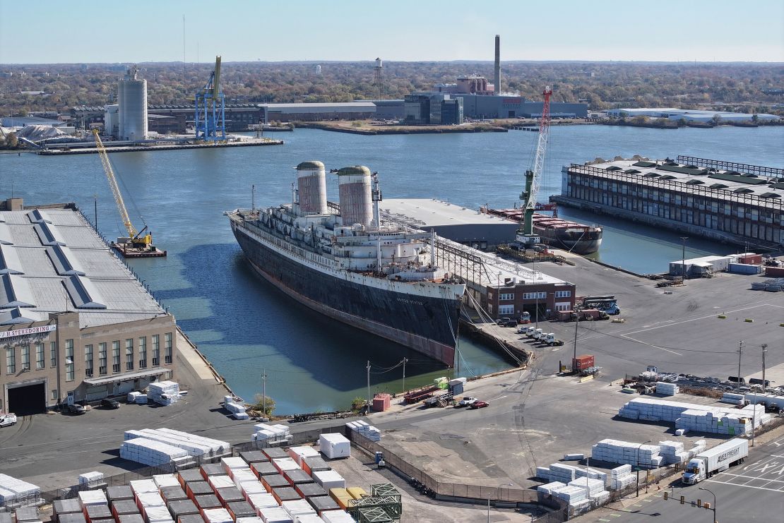 The SS United States is set to become a diving site and marine habitat once it's cleared to leave Philadelphia.