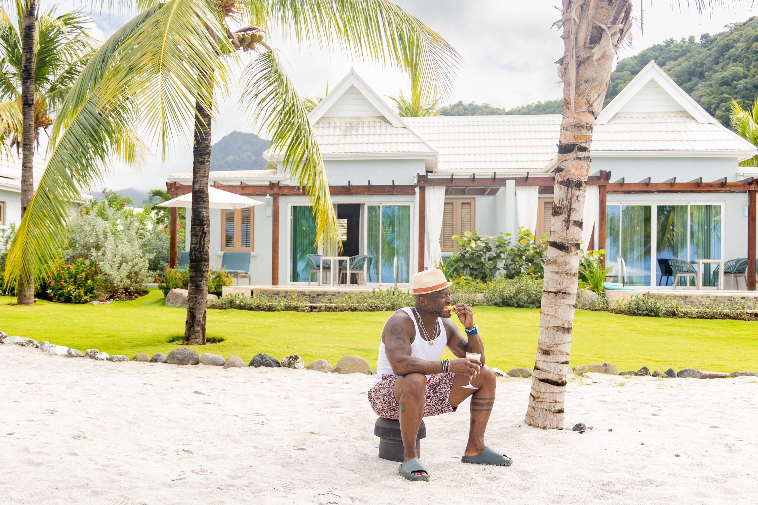 Taye Diggs Celebrated His Birthday With A Serene Solo Getaway To Sandals Saint Vincent And The Grenadines