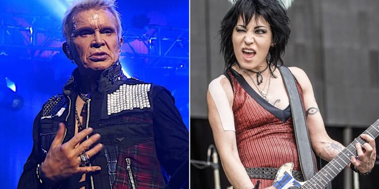 Billy Idol Announces 2025 North American Tour with Joan Jett