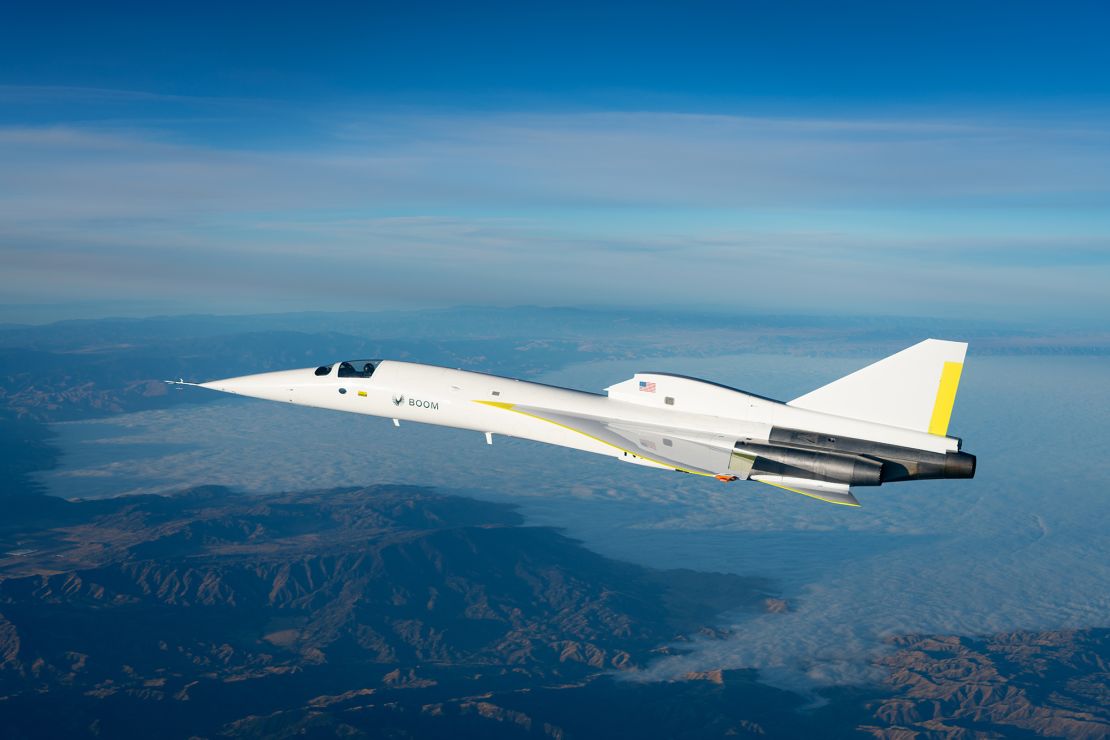 The XB-1 demonstrator on December 19, 2024, on one of its 12 successful test flights.