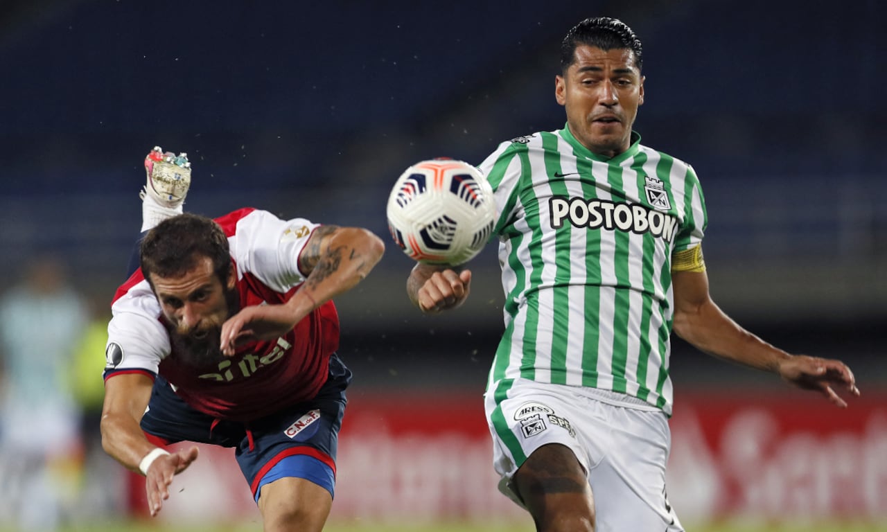 Atlético Nacional vs. Nacional de Uruguay. Foto: AFP / Carlos ORTEGA / POOL