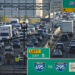 Heavy traffic moves along Interstate 395 during a morning commute Nov. 22, 2022, in Washington, D.C.