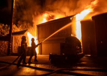 California wildfires latest: New blaze tears through Hollywood Hills - as iconic LA landmarks at risk | US News