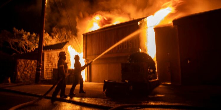 California wildfires latest: New blaze tears through Hollywood Hills - as iconic LA landmarks at risk | US News