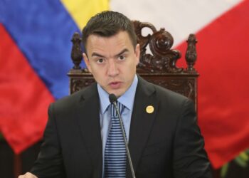 Daniel Noboa encarga por cuatro días la Presidencia de Ecuador a su vicepresidenta temporal