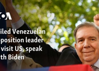 Exiled Venezuelan opposition leader to visit US, speak with Biden