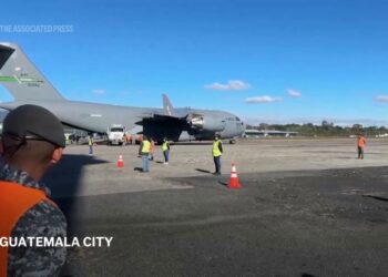 Flights carrying migrants deported from US land in Guatemala City as Trump administration toughens policies
