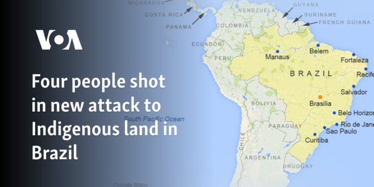 Four people shot in new attack to Indigenous land in Brazil