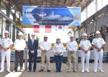HD Hyundai Heavy Industries Begins Warship Construction in Peru