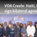 Haiti, Benin sign bilateral agreement  