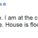 Facebook Facebook post by Dominica's prime minister saying his house was flooding - 19 September 2017