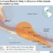 The likely path of Hurricane Maria