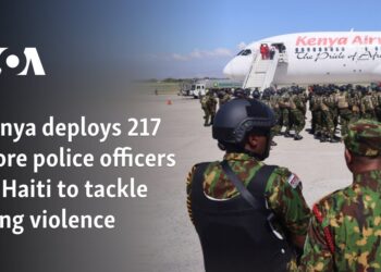 Kenya deploys more police officers to Haiti to tackle gang violence