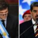 Javier Milei and Nicolás Maduro.
