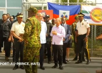 Military police and soldiers from Guatemala and El Salvador arrive in Haiti to help fight gangs