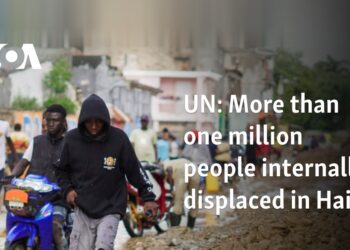 More than one million people internally displaced in Haiti
