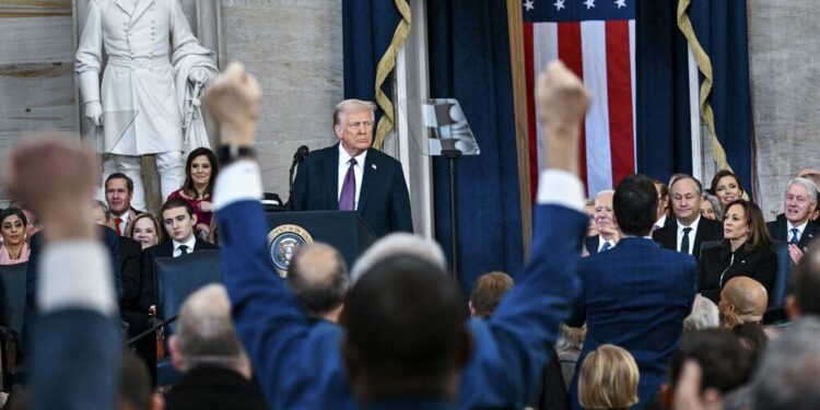 President Donald Trump promises a 'golden age of America' during second inaugural speech