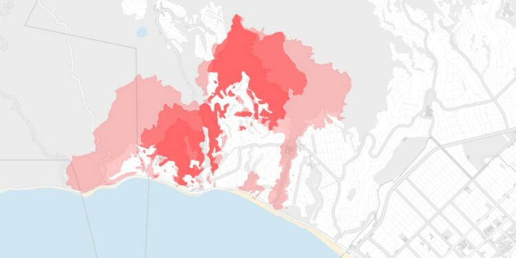 Track current L.A. fires and monitor their containment
