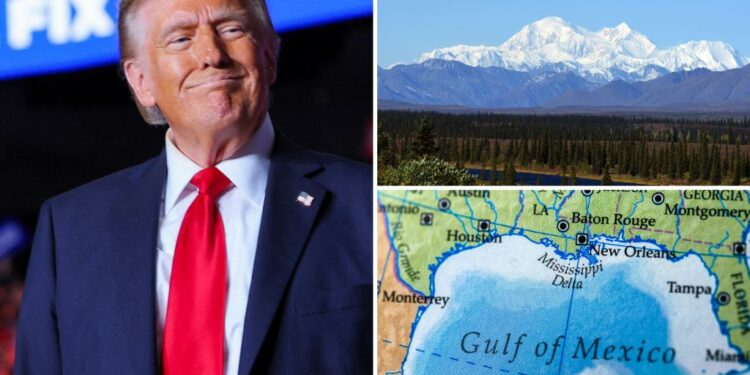 Trump to rename Gulf of Mexico, Mount Denali as part of day one executive orders