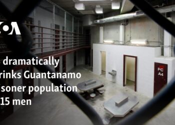 US dramatically shrinks Guantanamo prisoner population to 15 men