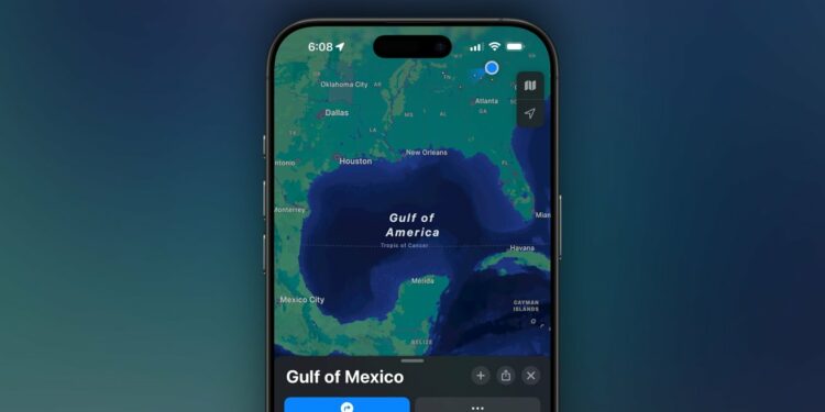 Apple Maps renames Gulf of Mexico after mounting pressure