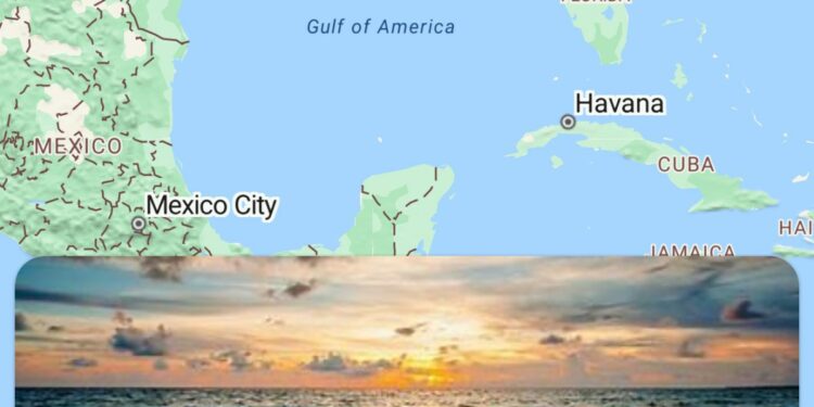 Bing jumps on the Gulf of America bandwagon.