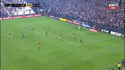 Así fue el gol de Hernán Barcos para el 2-1 de Alianza Lima ante Nacional