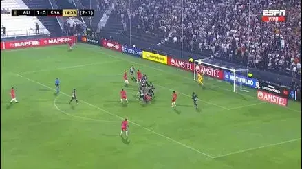 Golazo de Gaona Lugo para el empate 1-1 frente a Alianza Lima