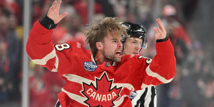 USA-Canada Hockey Game Begins With 3 Fights In 9 Seconds
