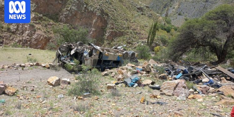 At least 30 killed as bus plunges 800 metres off Bolivian cliff