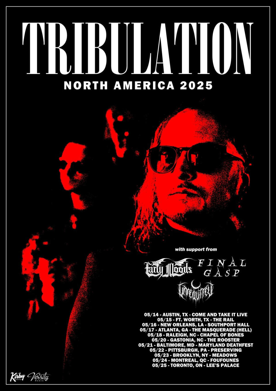 tribulation 2025 tour 2