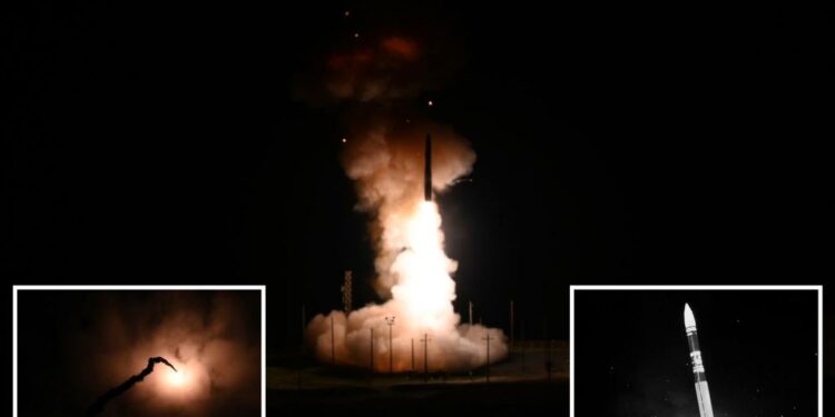 US military launches unarmed nuclear missile in Southern California
