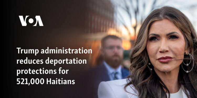 Trump administration reduces deportation protections for 521,000 Haitians