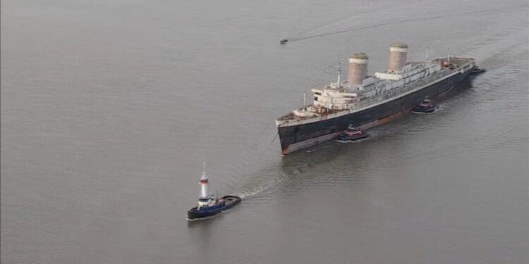 SS United States tracker: Historic ocean liner makes it out of Delaware Bay, into Atlantic Ocean on way to Gulf