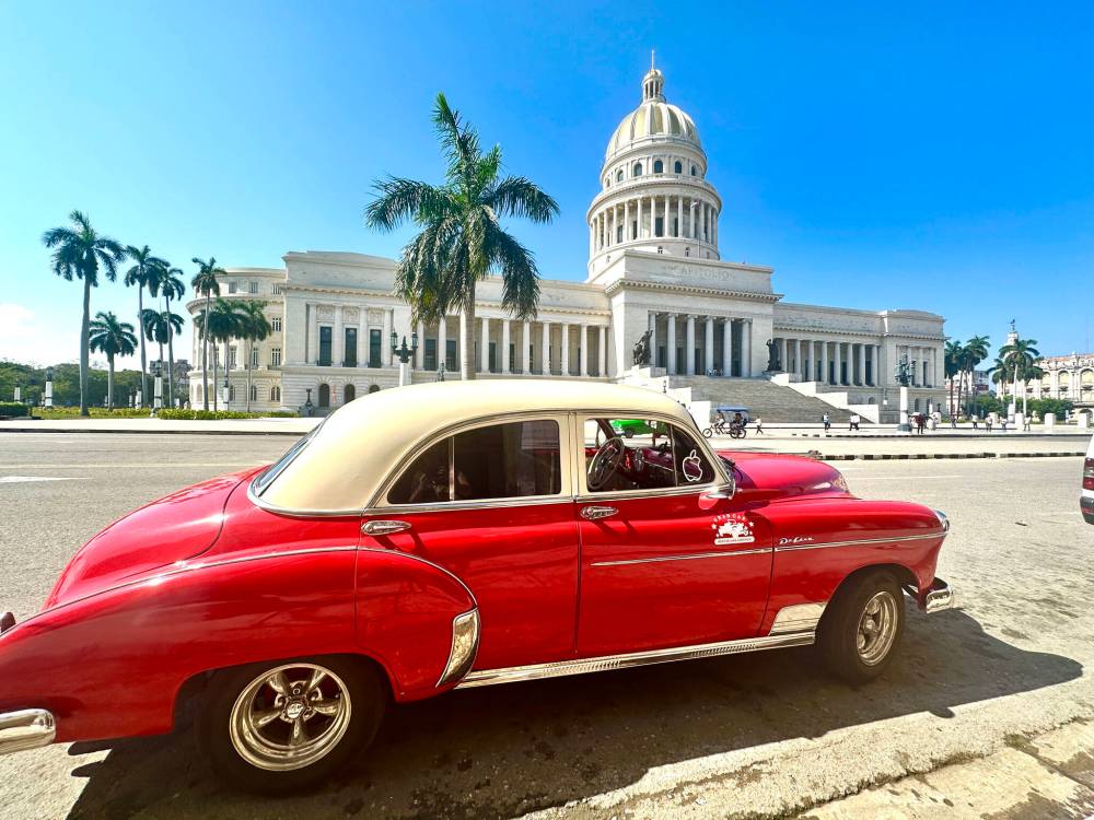 PHOTOS BY Shel Zolkewich / Free Press
                                There’s an American classic on every corner in downtown Havana.