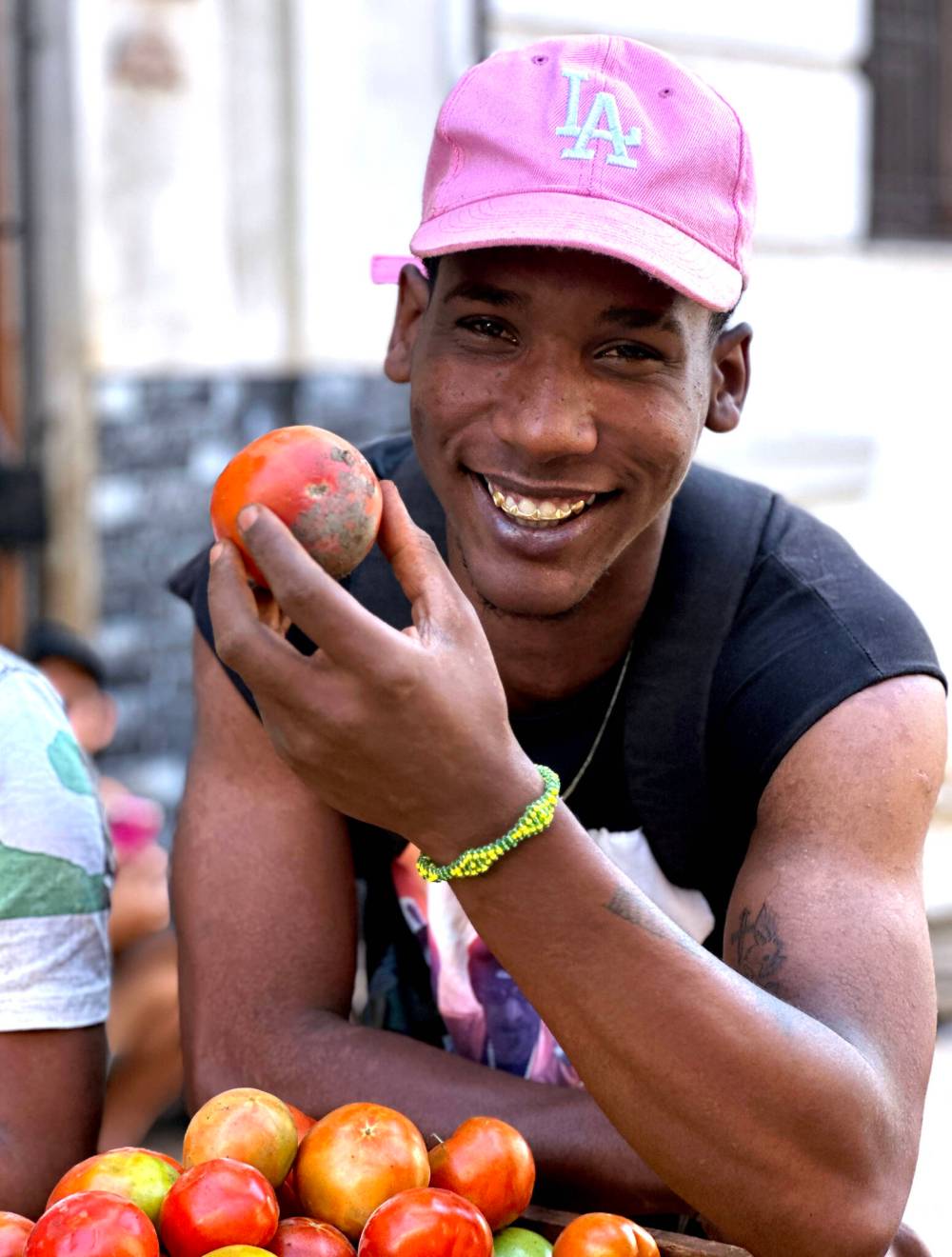 Locals get their fruits and vegetables from vendors throughout the city’s neighbourhoods.