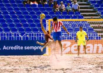 La Vinotinto debuta con victoria frente a Paraguay en la Copa América de Fútbol Playa