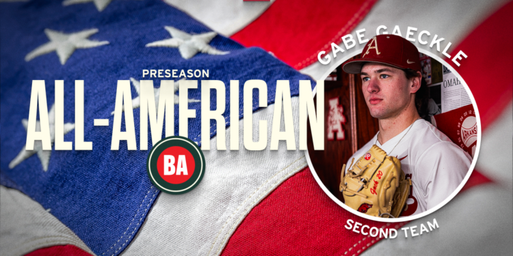 Gaeckle Named Preseason All-American by Baseball America