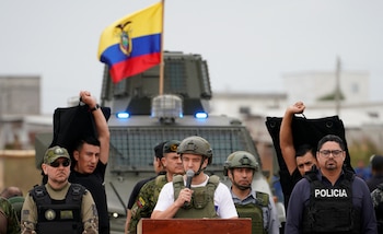 El presidente Daniel Noboa. (REUTERS/Santiago