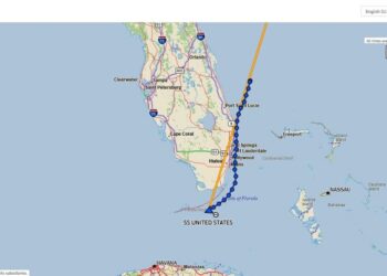 SS United States tracker: Historic ocean liner rounding the tip of Florida near Key West