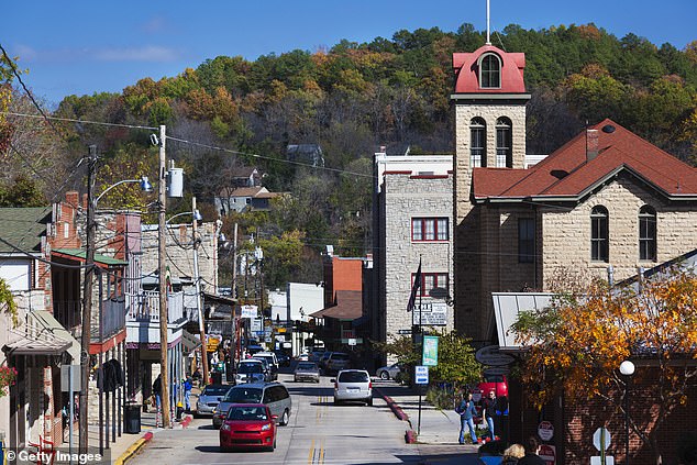 Quiet Eureka Springs, in Arkansas, does not even have a stoplight on its thoroughfare