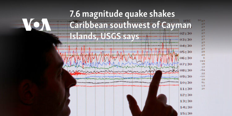 7.6 magnitude quake shakes Caribbean