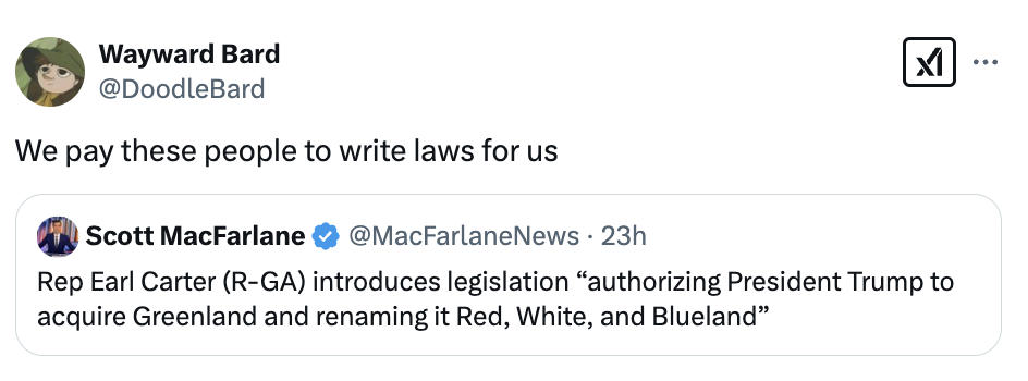 We pay these people to write laws for us