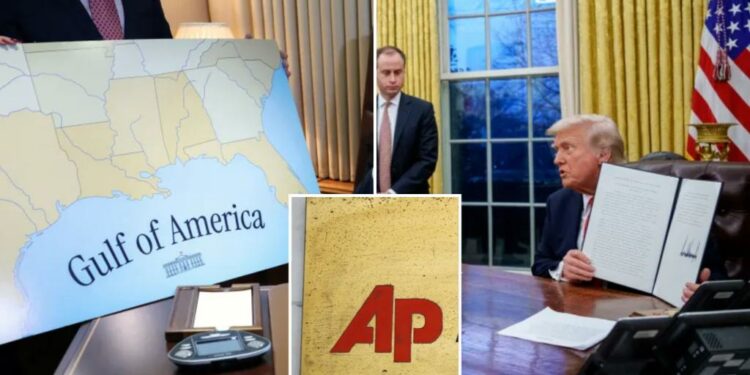 AP reporter barred from White House event for refusing to update style to ‘Gulf of America,’ news agency says