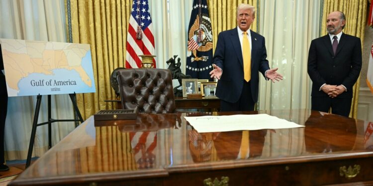 AP sues Trump White House for denying access over 'Gulf of Mexico' row