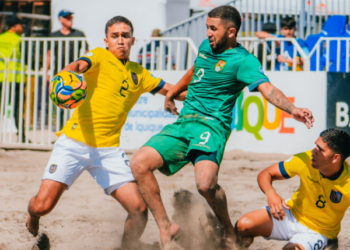 Bolivia derrotó a Ecuador en la Copa América Fútbol Playa 2025