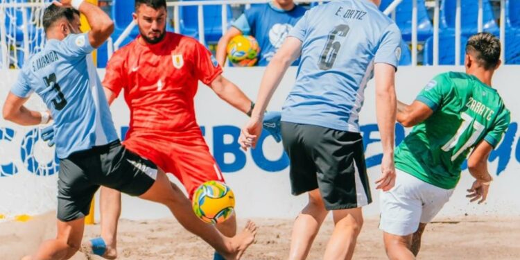 Bolivia perdió (3-4) ante Uruguay en la Copa América de Fútbol Playa