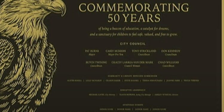 California city to celebrate library anniversary with a ‘MAGA’ plaque – The Mercury News